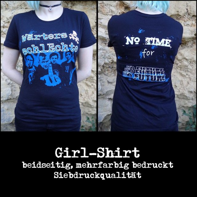 Shirt -tailliert- no time for no future